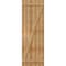 Ekena Millwork Joined Board-n-Batten Shutters w/Z-Bar, Rough Sawn Western Red Cedar, 26 7/8W x 80H, PR RBJ06Z26X080RWR - alternate 5